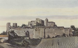Larressingle, Ruinas del Castillo de los Obispos de Condom de French Photographer