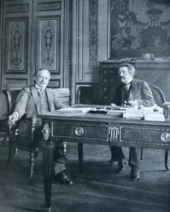 Lloyd George y Aristide Briand, 1916 de French Photographer
