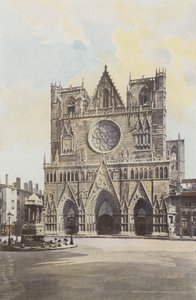 Lyon, Catedral St-Jean, Fachada O de French Photographer
