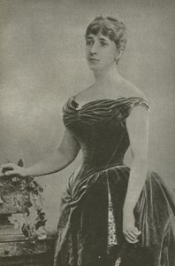 Madame Marguerite De Bonnemain, amante del General Boulanger (foto en blanco y negro) de French Photographer