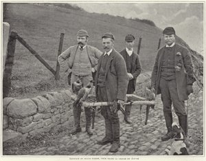 Mayor Fisher cazando urogallos en Escocia