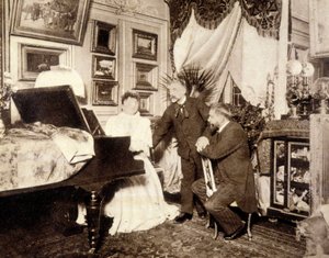 Mallarmé y Manet - fotografía de French Photographer