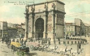 Marsella, Arco de Triunfo de la Puerta de Aix de French Photographer