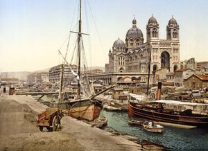 Catedral de Marsella, 1890-1900 de French Photographer