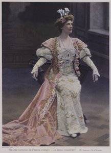 Mary Garden como Orlanda en La Reine Fiammette de French Photographer