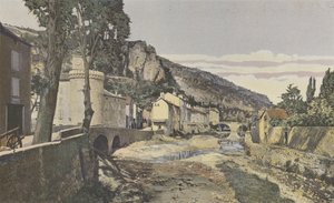 Meyrueis, La Jonte, en la parte baja de la ciudad de French Photographer