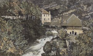 Molino en la fuente del Loue de French Photographer