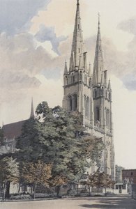 Moulins, Catedral, Fachada Oeste de French Photographer