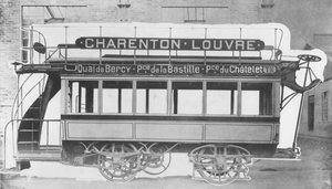Tranvía eléctrico de N.J. Raffard, 1881