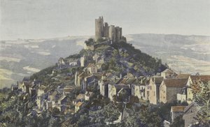 Najac, Vista general de la Ciudad y del Castillo