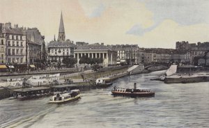 Nantes, La Bolsa, Vista desde la isla Gloriette de French Photographer