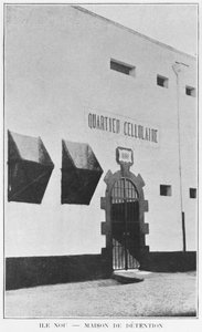 Nueva Caledonia, Isla de Nou, Casa de Detención, de La Dépêche Coloniale, 1903