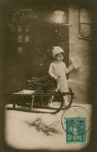 Tarjeta de felicitación de Año Nuevo