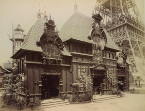 Pabellón de Nicaragua en la Exposición de París de 1889 (foto) de French Photographer