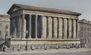 Nimes, Maison Carree (Museo de antigüedades), Conjunto suroeste de French Photographer