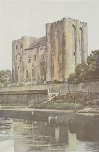 Niort, Castillo, vista tomada de la margen izquierda del Sevre-Niortaise de French Photographer