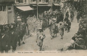 Orleans, Fiestas de Juana de Arco, 7 de mayo de 1913. Postal enviada en 1913.