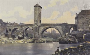 Orthez, Puente sobre el Gave de Pau de French Photographer