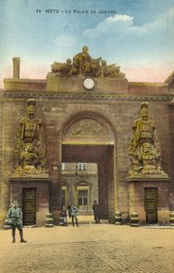 Palacio de Justicia, Metz (foto en color) de French Photographer