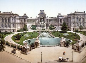 Palais Longchamps, Marsella, 1890-1900 de French Photographer