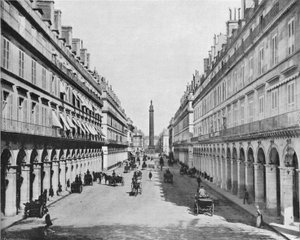 París - La Rue Castiglione - La Place Vendome