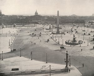 París: Vista sur mirando hacia la Place de la Concorde de French Photographer