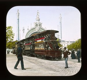 Exposición de París: puerta de entrada principal, 1900 de French Photographer