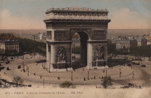 París, El Arco de Triunfo de la Estrella de French Photographer