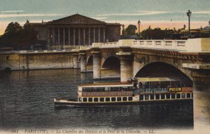 París, La Cámara de los Diputados y el Puente de la Concordia