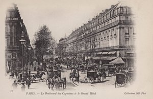 París, El Boulevard de los Capuchinos, El Gran Hotel