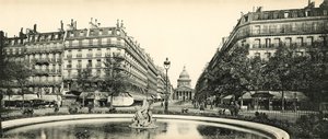 París, El Panteón y la calle Soufflot de French Photographer