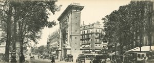 París, Perspectiva de los Grandes Bulevares, La Porte St-Denis de French Photographer