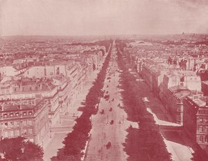 París: Perspectiva de los Campos Elíseos de French Photographer