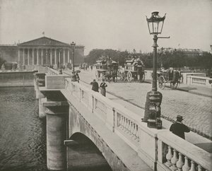 París: Puente de la Concordia y Cámara de Diputados de French Photographer