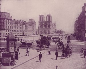 París: El Puente St Michel y Notre Dame de French Photographer