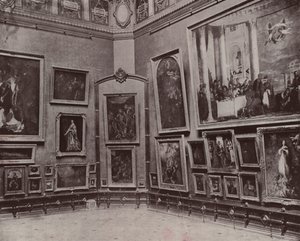 París: El Salón Carré del Louvre de French Photographer