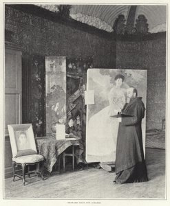 Paul-Albert Besnard en su taller de French Photographer