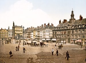 Place du Général de Gaulle, Lille, 1890-1900 de French Photographer