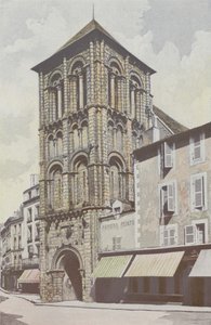 Poitiers, Iglesia Saint-Porchaire, Campanario de French Photographer