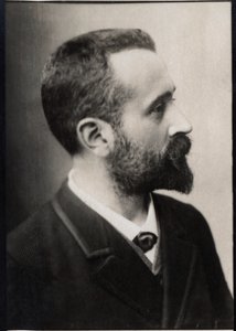 Retrato de Alphonse Bertillon (1853-1914), oficial de policía e investigador de biometría francés