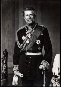 Retrato de Edwin Freiherr von Manteuffel (barón von Manteuffel) (1809-1895), Mariscal de Campo alemán de French Photographer
