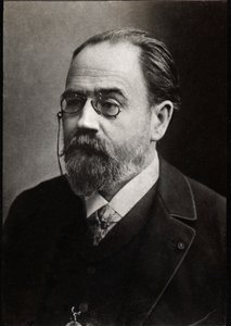 Retrato de Émile Zola (1840-1902), escritor francés de French Photographer