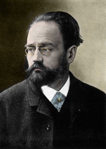 Retrato de Émile Zola (1840-1902) escritor francés