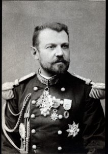 Retrato de Henri Joseph Brugere (1841-1918), general francés de French Photographer
