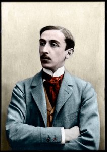 Retrato de Maurice Barrès (1862-1923), novelista, periodista y político socialista francés de French Photographer