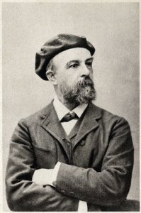 Retrato de Odilon Redon (1840-1916), pintor francés. Fotografía de French Photographer