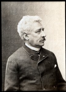 Retrato de Olivier Metra (1830-1889), director de orquesta y compositor francés