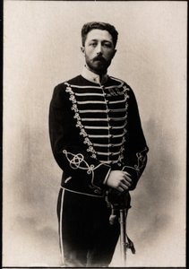 Retrato del Príncipe Eugen de Suecia (1865-1947) de French Photographer