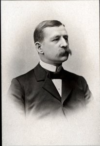 Retrato de Salomon August Andrée (1854-1897), ingeniero, físico, aeronauta y explorador polar sueco de French Photographer