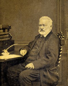 Retrato de Victor Hugo en 1872 de French Photographer